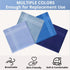 8 Pack Men's Handkerchiefs Cotton Handkerchiefs for Men 16 inch Large Mens Pocket Square Hankies Gents Hankerchieves for Men Women...