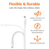Amazon Basics - 1-Pack USB-A to Lightning ABS Charger Cable, MFi Certified for Apple iPhone 14 13 12 11 X Xs Pro, Pro Max, Plus, iPad, 10,000 Bend...
