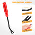 GOOACC 8PCS Auto Trim Scratch Removal Tool Car Audio Dash Panel Window Molding Fastener Remover Tool Kit-Red...