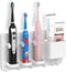 simpletome Adhesive Electric Toothbrush Holder Wall Mounted Razor Hanger Bathroom Organizer Box ABS (White)...
