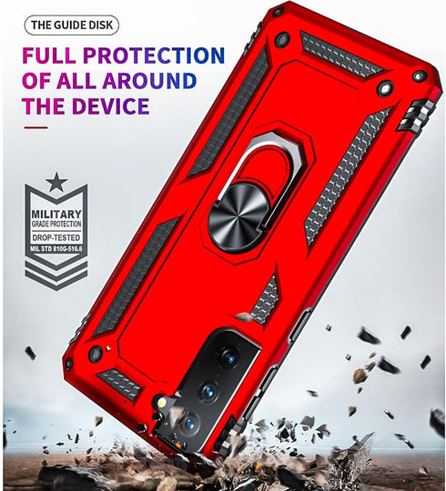 for Galaxy S21 Case: Samsung Galaxy S21 Case ?Not Fit -S21 Plus/FE/Ultra? with HD Screen Protector - Military Grade Protective Cases with Ring for...