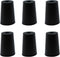 PENCK 6pcs Rubber Stopper with Hole 13mm to 17mm Tapered Plug Black Test Tubes Bungs Stoppers for Lab Home Use...
