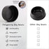 Petygooing Black Elevated/Raised Ceramic Dog Bowl for Small Breeds, Dog Food Water Dish with Stand,Pet Feeding Bowl with Anti Slip Rubber for Cats...