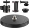 UTEBIT Magnet Camera Mount for Go Pro - 88MM Powerful Magnetic Base for Car, 360 Degree Rotation Ball Head, GoPro Adapter, Phone Holder, Compatibl...