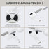 Compatible with Apple AirPods 3rd Generation Case Cover with Cleaner Kit and Cute Panda Keychain, Glow in The Dark Airpods 3 Case 3D Funny Anime C...
