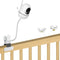 15.7 inches Baby Monitor Mount Compatible with HelloBaby HB65/HB6550/HB6550 pro/HB66/HB248,ANMEATE SM935E Baby Monitor Camera Flexible Clip Clamp ...
