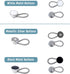 30pcs, Collar Extenders,Elastic Button Extender for Dress Shirts,Invisible Neck Extender, Button Extenders for Men and Woman for Dress, Shirts,Sui...