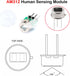 5PCS HC-SR312 AM312 Mini Pyroelectric Infrared PIR Human Sensor Module Modules Body Motion Automatic Detector DC 2.7 to 12V for Arduino Raspberry ...