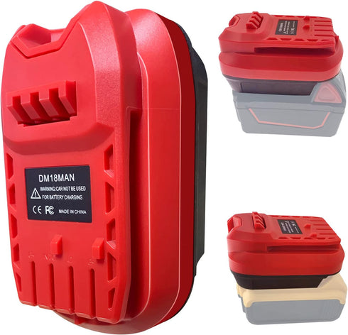 V20 Adapter Use for Craftsman 20V Cordless Tools,for Dewalt 20V 60V and for Milwaukee 18V M18 Li-on Battery Convert to Craftsman V20 Battery,Power...