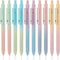 FIOVER 10pcs Pens Black Ink Gel Pens Medium Point 0.7mm Pen Smooth Writing High-End Series Cute Pens for Journaling Note Taking, Office School Sup...