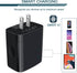 Wall Charger, USB Charger Adapter, AILKIN 4.8A 4Multi Port Fast Charging Station Power Base Block Plug Cube Brick for iPhone 15 14 SE 13 12 11Pro ...