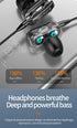 Waterproof Bass Boosting Headphones. Wired Earbuds with Microphone. for Kids, School, Gym, Gaming, Music (Blue)...