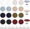 BENECREAT 32Pcs 8 Colors Cloth Covered with Metal Shank Round Buttons 17mm/0.67Inch Cloth Covered Baseball Cap Button Top Replacement for Hats Rep...