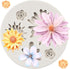 Chrysanthemum Flower Silicone Mold Daisy Flower Fondant Molds for Flower Cake Decoration Cupcake Topper Chocolate Candy Polymer Clay Gum Paste...