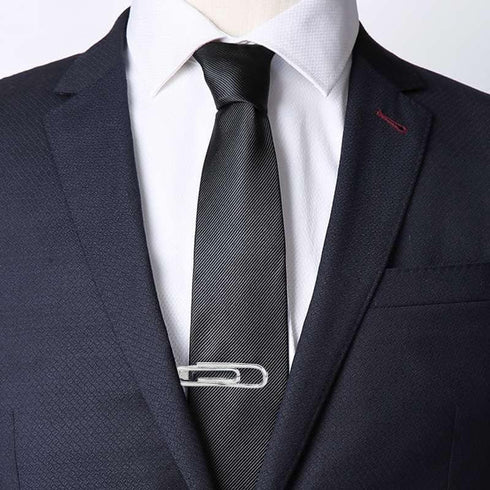 Novelty Tie Clips for Men Unique Music Rose Glasses Pen Paper-Clip Skinny Tie Bar Personalized Jewelry Gift...