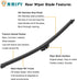 Rear Windshield Wiper Arm Blade FT4Z17526A for Ford Edge 2015-2020 Back Windshield Wiper Assembly...