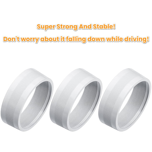 Audio Air Conditioning Button Cover Decoration Twist Switch Ring Trim for Jeep Wrangler JK JKU Patriot 2011-2018, Compass 11-16, Liberty 08-12, Do...