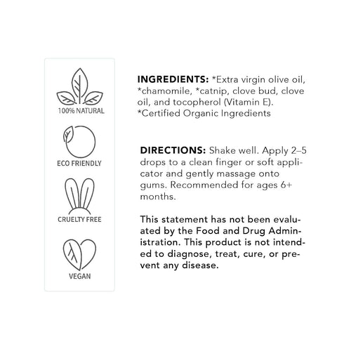 Balm Baby Teething Rescue Kit – 100% Natural Calming Tincture & Topical Teething Oil Rub | Kids Relief for Gum Inflamation & Discomfort - Organic,...