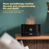 Flame Air Aroma Diffuser Humidifier, 2023 Upgraded Essential Oil Diffuser, Cool Mist Humidifiers with 7 Color Flame, Noiseless with Auto-Off Prote...