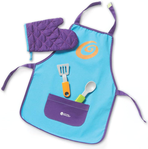 Learning Resources New Sprouts Chef Set, Toddler Play Kitchen Set, 4 Pieces, Ages 2+...