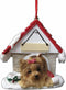 Yorkie Ornament A Great Gift For Yorkie Owners Hand Painted and Easily Personalized "Doghouse Ornament" With Magnetic Back...