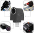 Cigarette Lighter Adapter, 240V to 12V 1.5A Car Cigarette Lighter Adapter Multifunctional AC to DC Car Charger Adapter Power Converter 100?240V......