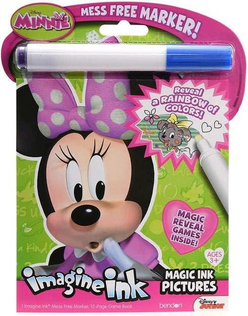 Bendon Imagine Ink Coloring Game Book, Magic Ink Pictures, Mess Free Marker (Minnie Mouse)...