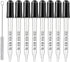 Eye Dropper Set for Essential Oils,8Pcs Pipettes Dropper with Black Rubber Head, Calibrated Thick Glass Medicine Dropping Pipettes, 1ml Dropper Me...