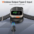 Facbiny Portable Wireless Watch Charger, 1200mAh Keychain Wireless Power Bank with Type A-C Cable, Travel for Apple Watch Series 9/8/7/6/5/4/3/2/S...