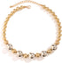 YBMYCM Chunky Big Gold Bead Choker Necklaces for Women Gifts Jewelry...