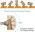 Pressure Washer Accessories Kit, 5 Power Washer Spray Nozzle Tips, Quick Connecting Pivoting Coupler, 1/4” 4500 PSI 6-Pack...