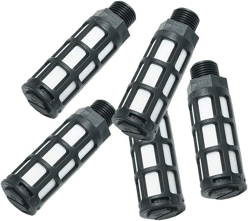 Beduan Pneumatic Air Compressor Muffler Fitting 3/4" NPT Compressed Exhaust Silencer (Pack of 5)...