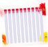 10 Pcs Organizer Craft Storage Containers Storage Container for Small Parts Clear Jar Sewing Tube Bottles for Beads Torage Desktop...