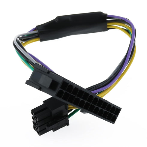 24 Pin to 8 Pin ATX Power Supply Adapter Cable for DELL Optiplex 3020 7020 9020 Precision T1700...
