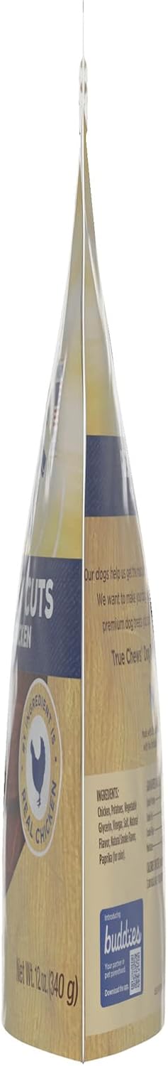 Blue Buffalo True Chews Premium Jerky Cuts Natural Dog Treats, Chicken 12 oz bag...