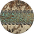 boho cowgirl fashion cowboy print western country teal green PopSockets PopGrip: Swappable Grip for Phones & Tablets PopSockets Adhesive PopGrip...