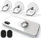Transparent Phone Ring Holder Grip 360 Degree Free Rotation, Clear Cell Phone Finger Ring Kick-Stand Compatible with iPhone X 8 7 Plus 6S 6 5s 5 S...