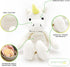 Thermal-Aid Zoo - Mini Microwavable Stuffed Animal - Plush Toy and Hot Cold Pack - Juno The Unicorn - 3.15 x 2.6 x 9.3 in...