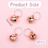 Cat Bell, 8 PCS Bell for Dog Collar Charm Dog Collar Bell Round Dog Bells Cat Bells for Collar Loud Dog Training Bell with Pet Collar Accessories ...