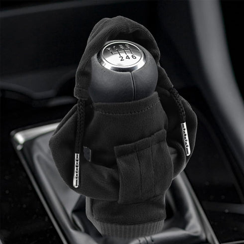 Car Gear Shift Cover, 2 Pcs Gear Shift Hoodie, Universal Mini Gear Shift Knob Cover, Funny Dustproof Stick Shift Cover Interior Decor Accessories ...