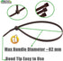 Strong Brown Zip Ties 12 Inch Wood Color Cable Ties Zip Tie, Heavy Duty Gardening Hand Tools Plants Ties 50 LBS Strength, 100 Pieces...