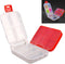 Fishing Tackle Box, 3 Layers Portable Fishing Lure Box Handheld Terminal Tackle Trays Plastic Storage Organizer with Dividers, Foldable Fishing Ji...