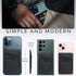 Phone Card Holder for Back of Phone, Leather Phone Wallet Stick On, Credit Card Holder for Phone Case Compatible with iPhone, Samsung, Android and...