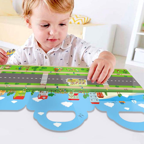 Reusable Sticker Books for Kids, Travel Removable Toddler Vehicle Sticker Books for 3 4 5 Year Old Girls Boys Birthday Gifts Educational Learning ...