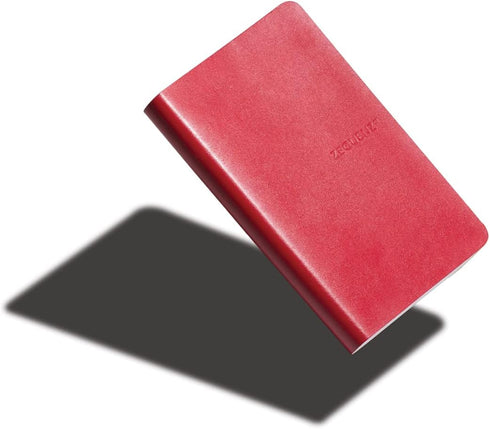 Zequenz Classic 360 Signature Series, Size: A6- Pocket, Color: Red, Paper: Grid, Soft Cover Notebook, Pocket size journal, 3.5" x 5.5",128 sheets/...