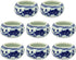 SEWACC 8pcs Ceramic Ink Dish Chinese Calligraphy Ink Dish Porcelain Inkwell Dish Painting Dish for Chinese Calligraphy and Sumi-e Painting Pottery...
