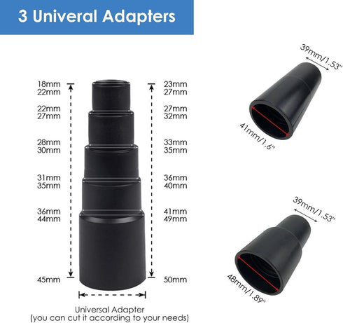 Universal Shop Vacuum Extractor Attachment for Carpet Cleaning & Car Detailing & Upholstery, Extractor Head for Shop Vac Attachment with 3 Vacuum ...