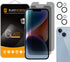 Supershieldz (2 Pack) (Privacy) Anti Spy Screen Protector Designed for iPhone 14 Plus (6.7 inch)+ Camera Lens Tempered Glass Screen Protector, Ant...