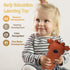 Baby TV Remote Control Toy with Cute Crab Soft Silicone Cover Teething Toy, Realistic Baby Musical Remote Control Toy with Light ? Sound, Educatio...