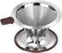 Pour Over Coffee Dripper, Reusable Paperless Coffee Filter,Professional Stainless Steel Drip Cone Brew Coffee Strainer,Upgraded Double Micro Mesh ...